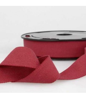 Serge de Coton 20mm BORDEAUX