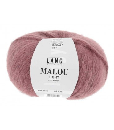 LANG YARNS  Malou Light ROSE INDIEN