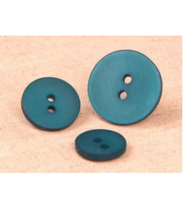 Bouton 2 trous satine -  18mm CANARD
