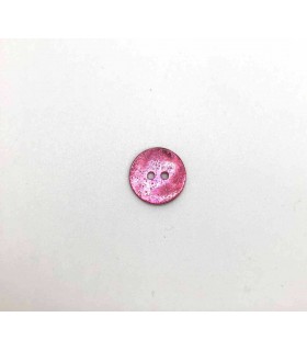 Bouton Nacre Glitter - 18mm FUCHSIA