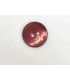 Bouton Nacre Glitter - 18mm ROUGE