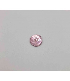 Bouton Nacre Glitter - 18mm Vieux Rose