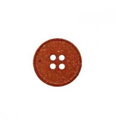 Bouton Chanvre et Polyester 15mm CAMEL