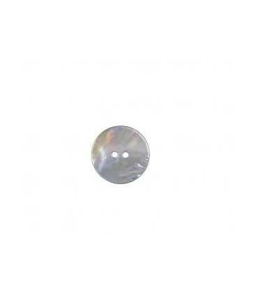 Boutons Nacre Rond 15mm GRIS