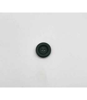 Bouton 2 trous polyester Mat 22 mm KAKI
