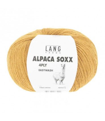 LANG YARNS   ALpaca Soxx 4ply Moutarde
