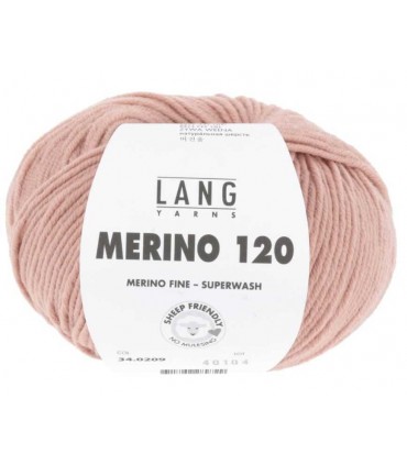 LANG YARNS   Merino 120 BLUSH