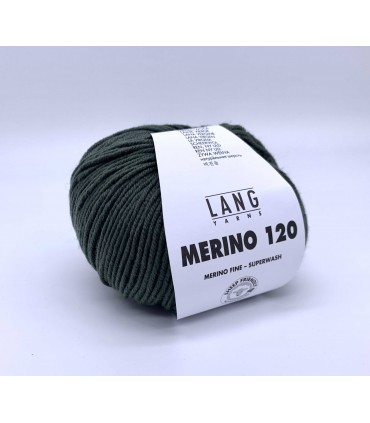 LANG YARNS   Merino 120 KAKI