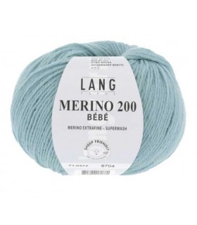 LANG YARNS  MERINO 200 BEBE LAGON