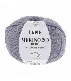 LANG YARNS  MERINO 200 BEBE Lila