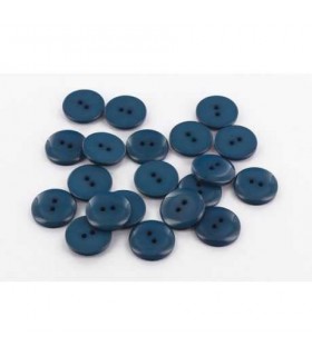 Bouton Couture Polyester Brillant 10mm Paon