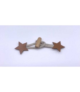 Brandebourg Etoile Simili MARRON HAVANE