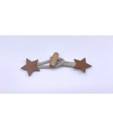 Brandebourg Etoile Simili MARRON HAVANE