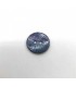 Bouton Nacre Glitter  15mm GRIS
