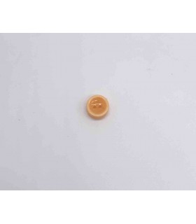 Bouton 2 trous bonbons 15mm Peche