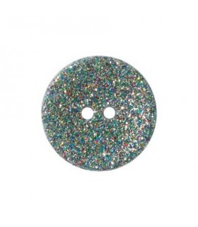 Bouton nacre river shell - 15mm Vert