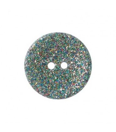 Bouton nacre river shell - 15mm Vert