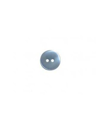 Bouton Chemisier Rond 2 trous 9mm BLEU CIEL