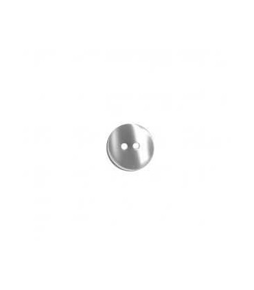 Bouton Chemisier Rond 2 trous 9mm BLANC