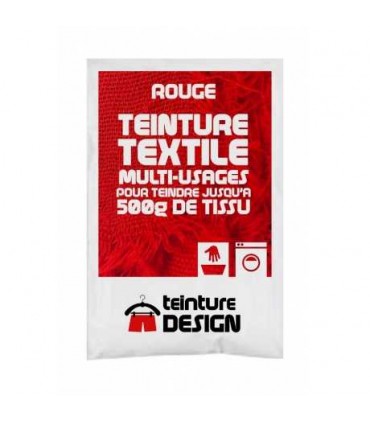 TEINTURE DESIGN ROUGE