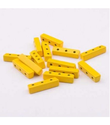 Perle Emaillee Fine Rectangle CURRY