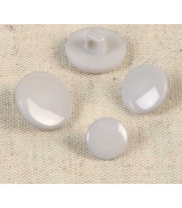 Bouton bonbon sur pied 12mm GRIS CLAIR