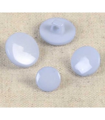 Bouton bonbon sur pied 12mm BLEU LAYETTE
