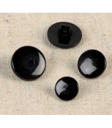 Bouton bonbon sur pied 12mm Noir