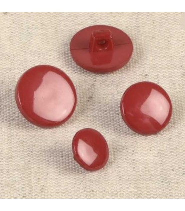 Bouton bonbon sur pied 12mm ROUGE