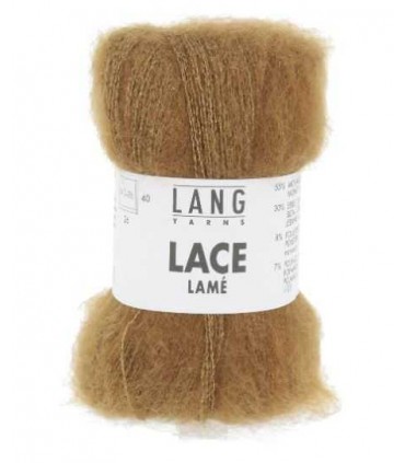 LANG YARNS   Lace Lame CARAMEL