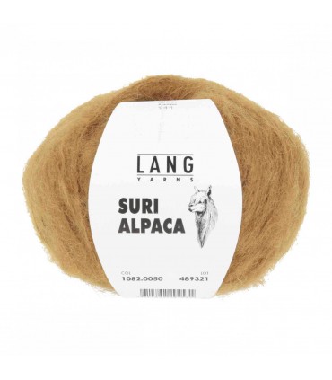 LANG YARNS   Suri Alpaca MOUTARDE