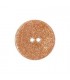 Bouton nacre river shell - 12mm ORANGE