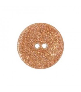 Bouton nacre river shell - 12mm ORANGE