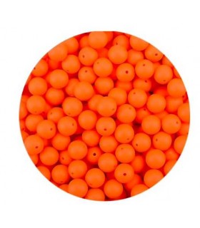 Perles en silicone 12mm ORANGE