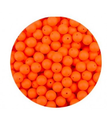 Perles en silicone 12mm ORANGE