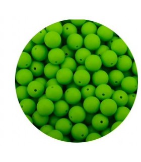 Perles en silicone 12mm Vert