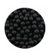 Perles en silicone 12mm Noir