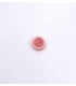 Bouton 2 trous bonbons 12mm Rose