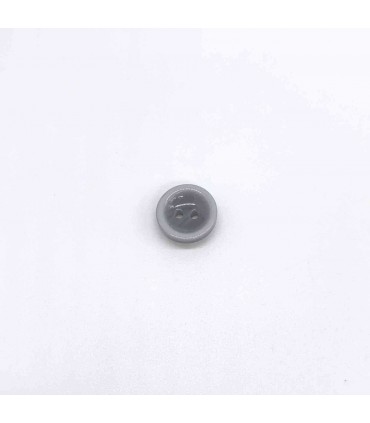 Bouton 2 trous bonbons 12mm GRIS
