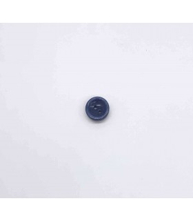 Bouton 2 trous bonbons 12mm BLEU