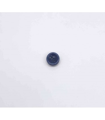 Bouton 2 trous bonbons 12mm BLEU