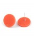 Boucle oreille Ronde 15mm ORANGE