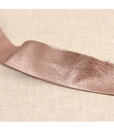 BIAIS Simili Cuir 27mm ROSE CUIVRE