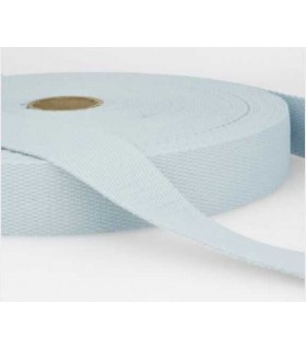 Sangle a sac Coton - 30mm BLEU CIEL