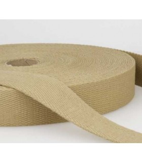 Sangle a sac Coton - 30mm BEIGE