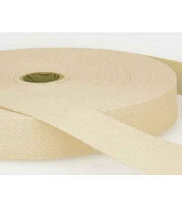 Sangle a sac Coton - 30mm ECRU