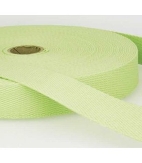 Sangle a sac Coton - 30mm ANIS