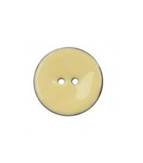 Boutons Coco Emaille 30mm CREME