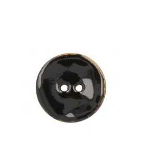 Boutons Coco Emaille 30mm Noir