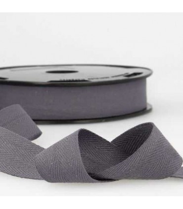 Serge de Coton 11mm ANTHRACITE